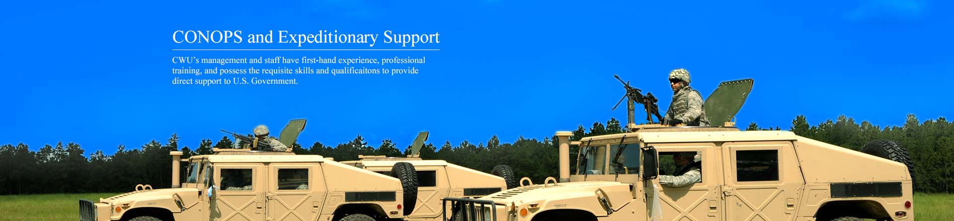 CONOPS and Expeditionary Support